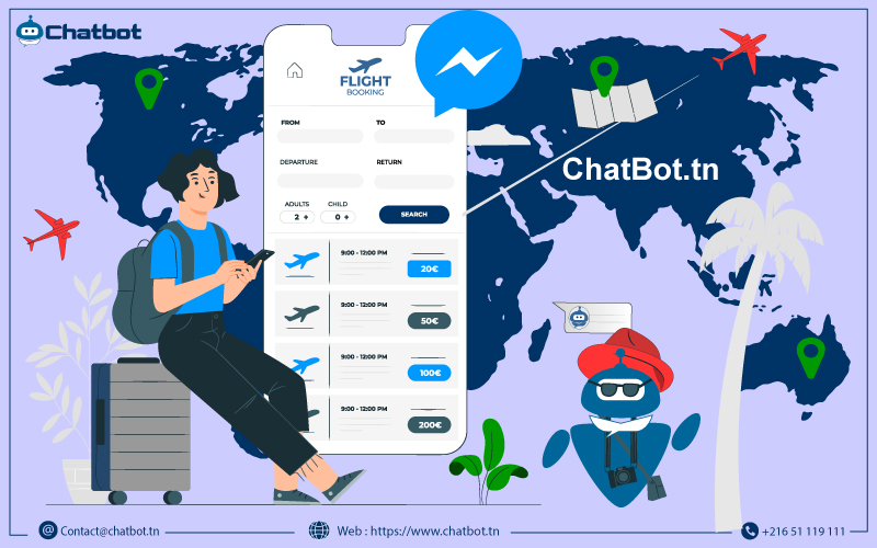ChatBot pour les agences de voyages et les hôtels